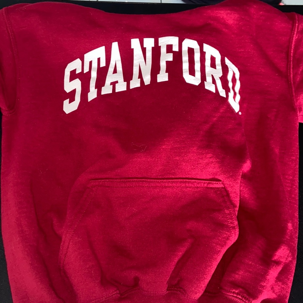 Collage sweatshirt, an xs, red